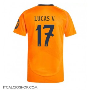Real Madrid Lucas Vazquez #17 Seconda Maglia 2024-25 Manica Corta